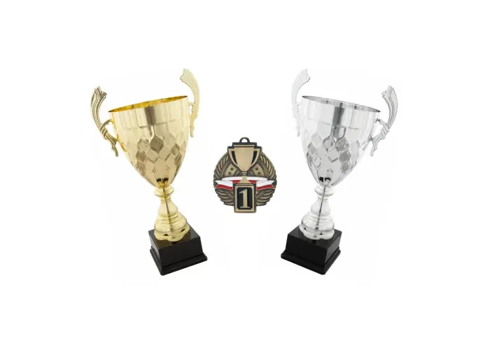 Zdjęcie pucharów i medali