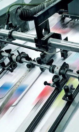 Zdjęcie procesu drukowania