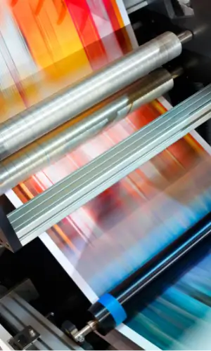 Zdjęcie procesu drukowania