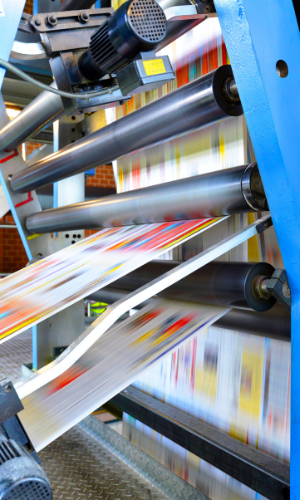 Zdjęcie procesu drukowania